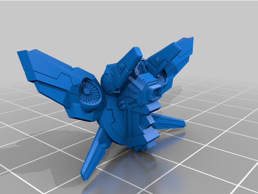 saltare pacco prototipo by jetpack jumppack tau vespid 3d print model - Mito3D