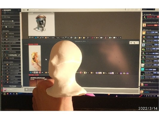 incoglikeco by ricovisscher bust head nft 3d print model - Mito3D