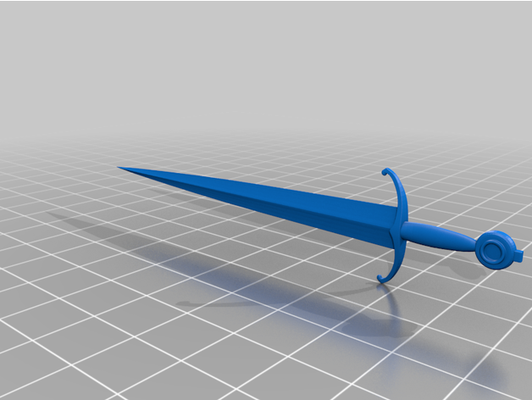 sword of henry v by horror- england historical 3d print model - Mito3D