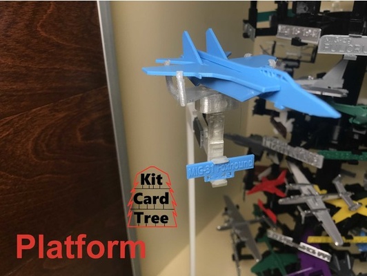 kit card tree platform mig-31b foxhound by kirizaya 43 alwaystinkering kitcard 3d print model - Mito3D