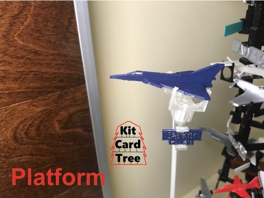 kit karte baum plattform kfir by akzeptieren 43 basteln kitcard 3d print model - Mito3D