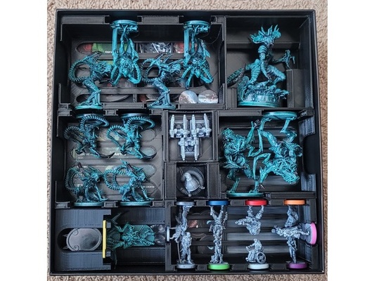 nemesis + aftermath insert sleeved cards vertical-friendly by crockett8513 board game 3d print model - Mito3D