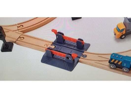barrier brio ikea wooden train track by anarchypk 3d print model - Mito3D