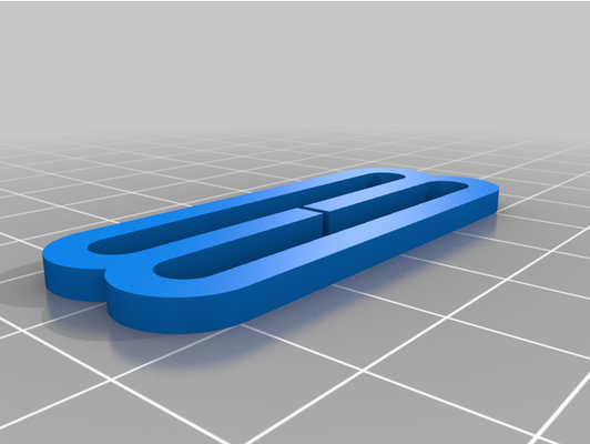 ski goggle band clip by tylersondag 3d print model - Mito3D