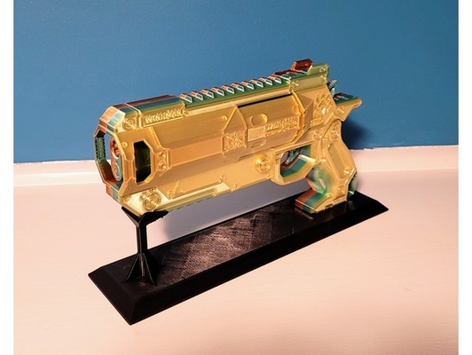 braço direito ápice legendas totalmente montado fácil peça impressão by internacional homem of mistério arma fogo 3d print model - Mito3D