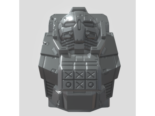 battletech atlas head by nemo mk2 3d print model - Mito3D