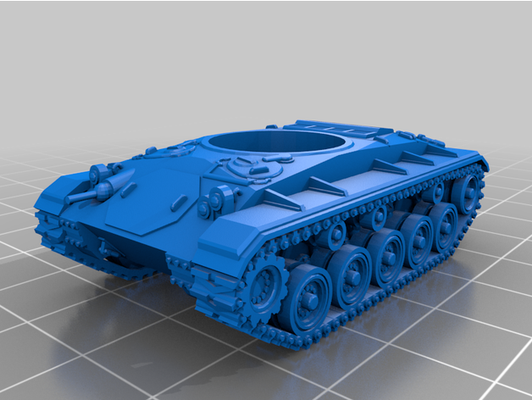 chaffee m24 facile stampa by windhamgraves 3d print model - Mito3D
