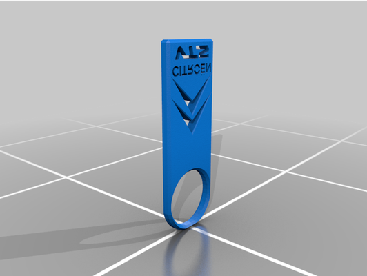 citroen saxo vts keychain by mierkoe1 3d print model - Mito3D