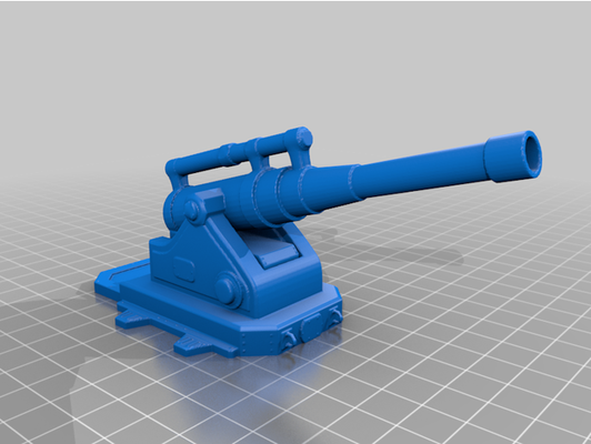 artillery piece by therealpope 3d print model - Mito3D