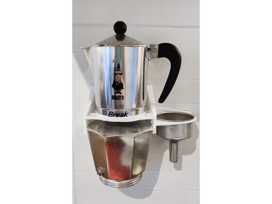 bialetti 6 tazza titolare supporto by daniel artù moka esprimere caffè macchina asciugatrice 3d print model - Mito3D