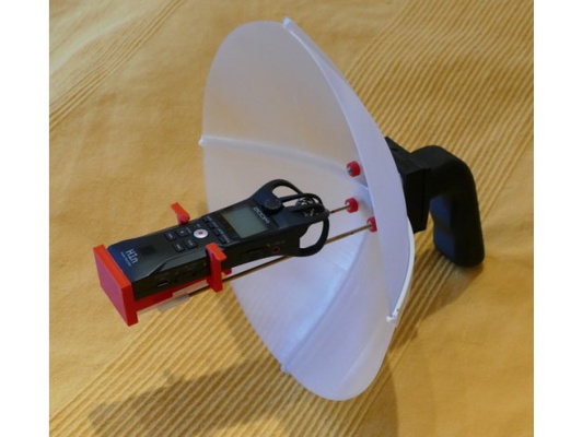 enfocar h1n parabolic mirror direccional juguete by d s parabólico reflector 3d print model - Mito3D