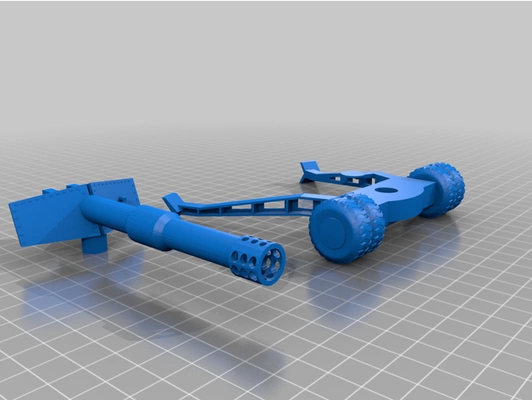 pesado anti tank arma fogo by sonn0853 3d print model - Mito3D