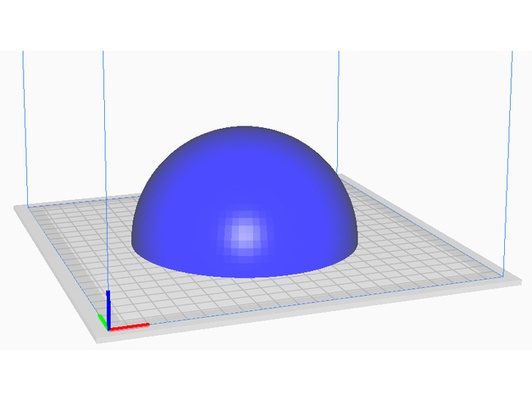 hemisphere by bajusz 3d print model - Mito3D