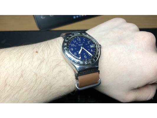 campione cinghia adattatore lug 17mm to 20mm by ferro giovane nato orologio braccialetto 3d print model - Mito3D