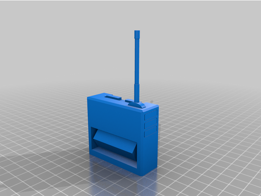chatarra mecánico radio by procraftgamin 3d print model - Mito3D