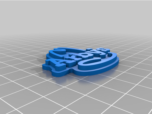 arby's keychain by jplatzer 3d print model - Mito3D