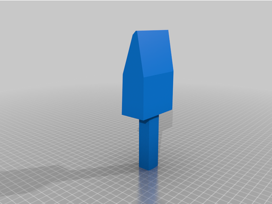 simple scooper by brandonrp food mini shovel pet 3d print model - Mito3D