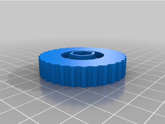 dillon carré traiter poudre bouton by carloficara69 3d print model - Mito3D
