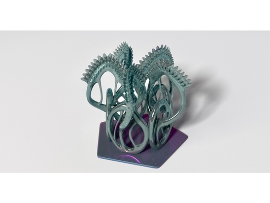 torus complex 4 by steedmaker art award design math ornament sculpture trophy 3d print model - Mito3D