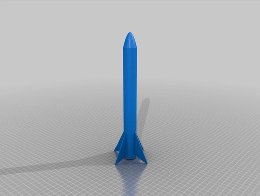 águila pescadora iv 3d imprimible cohete by estragos impresión pasatiempo modelo 3d print model - Mito3D