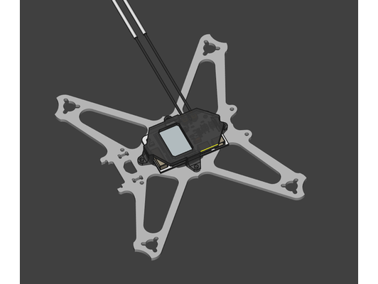tinyhawk 2 freestyle flysky x6b mount by rutkowski cad created freecad emax fpv 3d print model - Mito3D