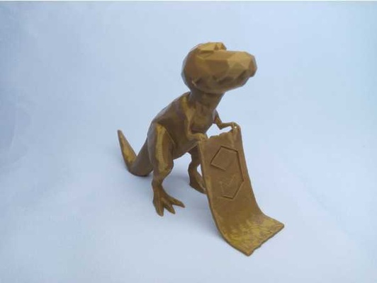 dinosaurio toalla by fabitagamernoob 3d print model - Mito3D