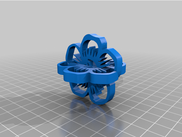 hibiscus flower vase by lordofkows 3D print model - Mito3D