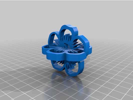 hibiscus flower vase by lordofkows 3d print model - Mito3D
