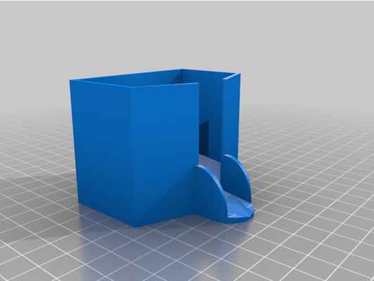 two-piece vertical soap dish by kisnerp 3d print model - Mito3D