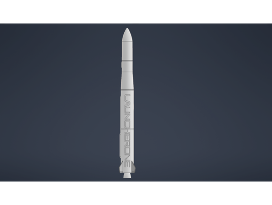 lançador by klaus61824 foguete espaço nave espacial spacex 3d print model - Mito3D