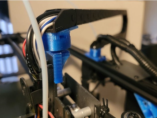 tronxy x5sa pro vertical cable chain by doesntfearzeus x5s 3d print model - Mito3D