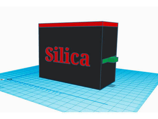silica bead box filament dry by hempknight 3d printing gel container 3d print model - Mito3D