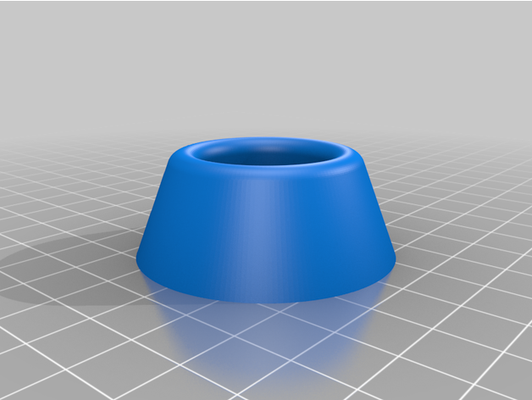 simple door knob stop by dirtsky saver wall protector 3d print model - Mito3D
