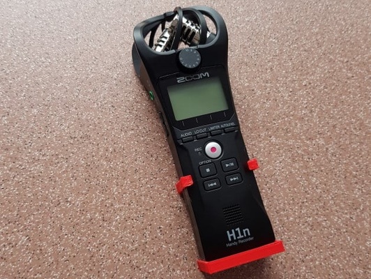 ingrandisci h1n holder top loading by d s titolare supporto microfono montare 3d print model - Mito3D