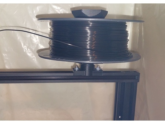 horizontal filament halter unterstützung ender 3 v2 by woloo 3d print model - Mito3D