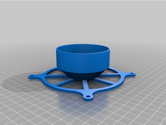 cpu water pump 120mm fan mount by esunayg 3d print model - Mito3D