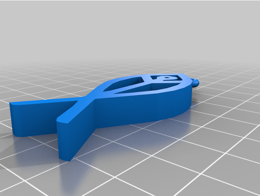 republik hal fisch by abonnieren gadget geschenk schlüsselanhänger 3d print model - Mito3D