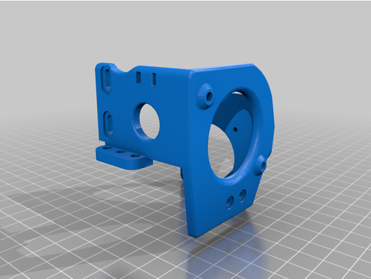 kp3s whirl fanduct holder 5015 radial fan 4010 coldend bltouch by gentlesilicon 3d print model - Mito3D