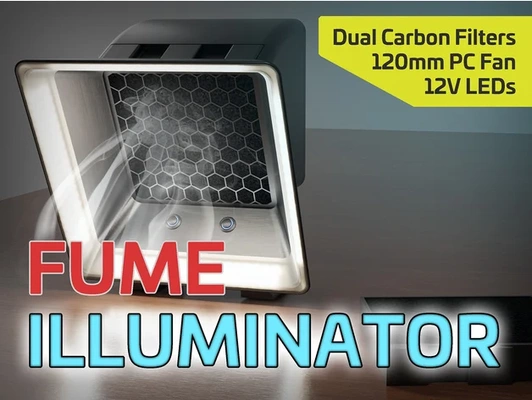 fume illuminator extractor 120mm pc fan by scimonster 3d print model - Mito3D
