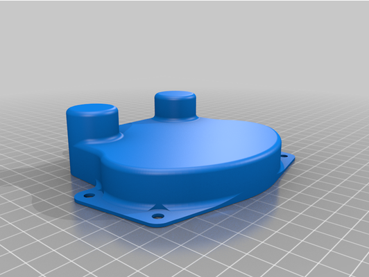 wcp flipped gearbox cover by frc2175 westcoast product 3d print model - Mito3D