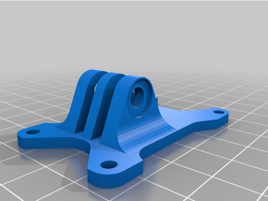 gopro-style mount impulserc alien by rgruian gopro impulse rc 3d print model - Mito3D