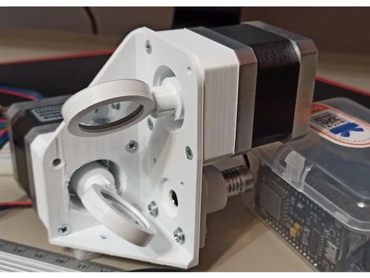 lazer galvo by rutkowski 2 eksen yaratıldı freecad galvanometre kesici oymacı yorgun küçük kule 3d print model - Mito3D