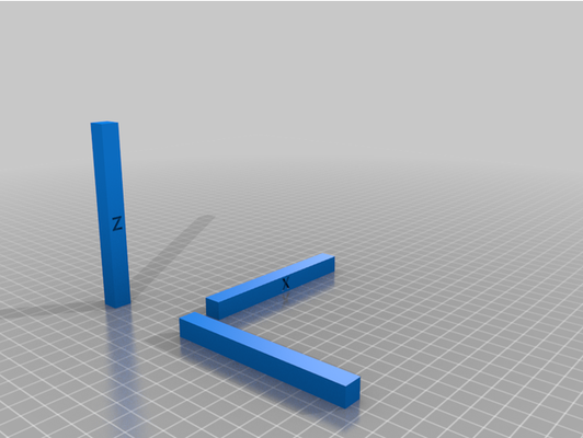 esteps calibration rectangle by cuesir test 3d print model - Mito3D