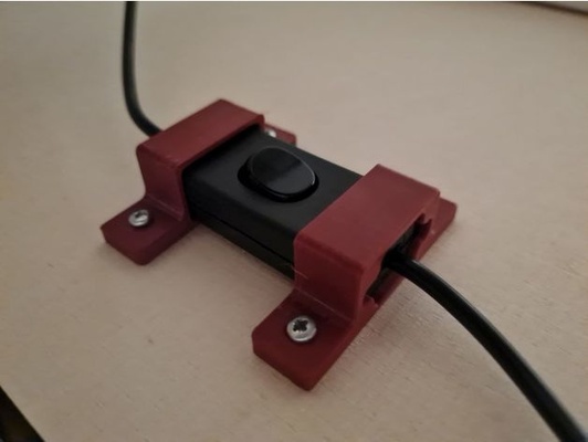 cavo interruttore titolare supporto capestro montare by gofx kabel schalter 3d print model - Mito3D