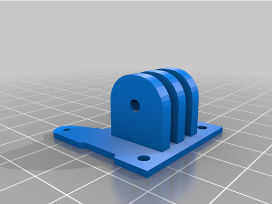 qav-s mini action cam mount by lobsterfpv 3d print model - Mito3D