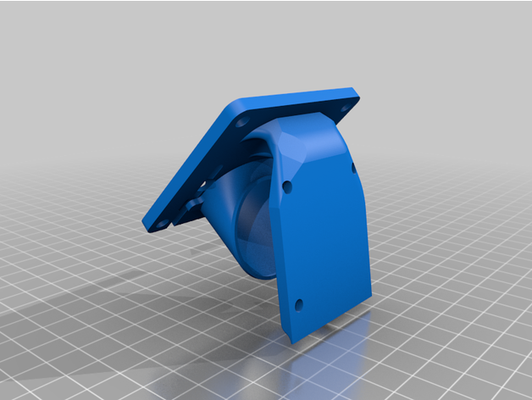 centrifugal fan 40 20 flsun cube carriage modification by ma03 3d print model - Mito3D