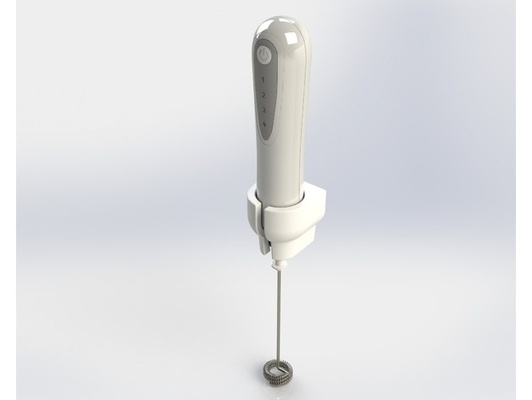 milk frother support by porras93 diy kitchen kitchenware milkfrother 3d print model - Mito3D