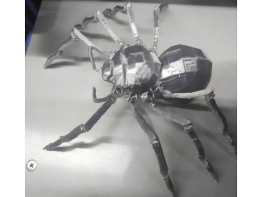 articulated giant spider by bean5085 insect 3d print model - Mito3D