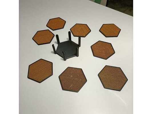 coaster holder by ateliercovassin 3d print model - Mito3D