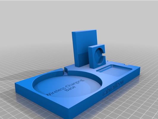 mela prodotto ricarica dock 1 by voglio airpods orologio charging i phone 3d print model - Mito3D
